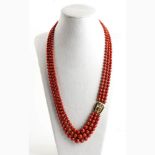 Mediterranean coral necklace