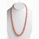 Angel skin coral necklace - Manifacture Guarracino, Torre del Greco