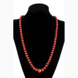 Mediterranean coral necklace