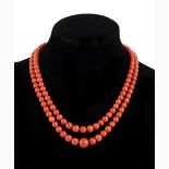 Mediterranean coral necklace