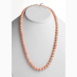 Angel skin coral necklace - Manifacture Guarracino, Torre del Greco