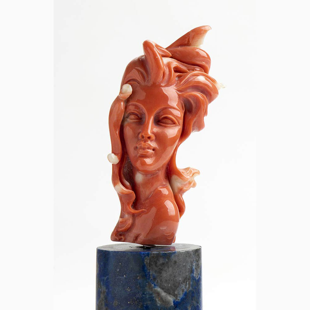 A Cerasuolo coral carving - Torre del Greco 1980s/1990s, Carlo Parlati - Image 2 of 5