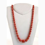 Mediterranean coral necklace - Italy, 20th Century