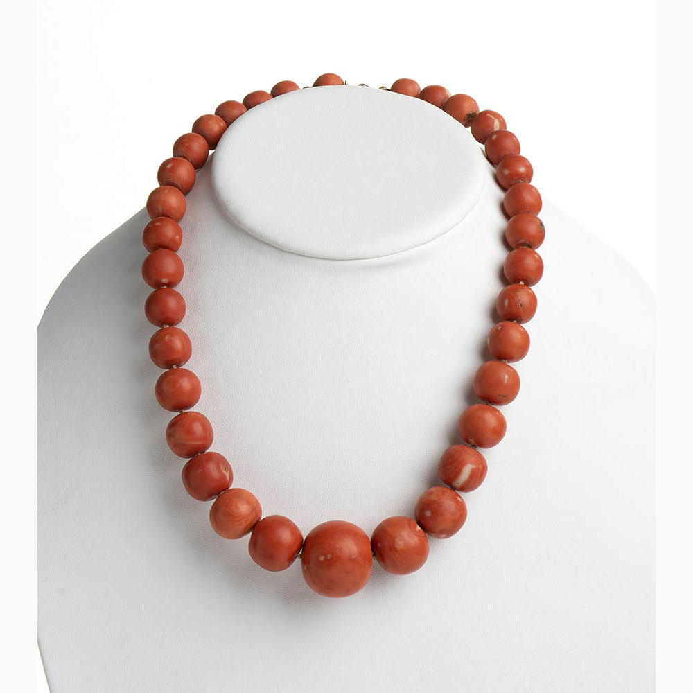 Cerasuolo coral necklace - Torre del Greco, early 20th Century