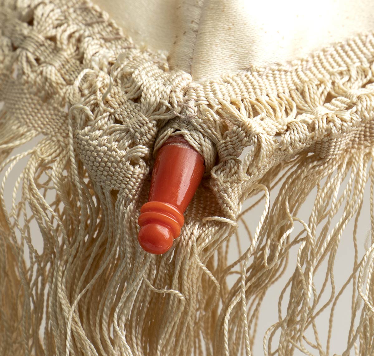 Elephant ivory and Mediterranean coral ladies’ umbrella - Italy, Trapani, mid-19th Century - Image 5 of 6