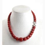 Mediterranean coral necklace