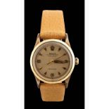 Rolex Explorer guilloche dial ref 5506 Gold filled ’1950