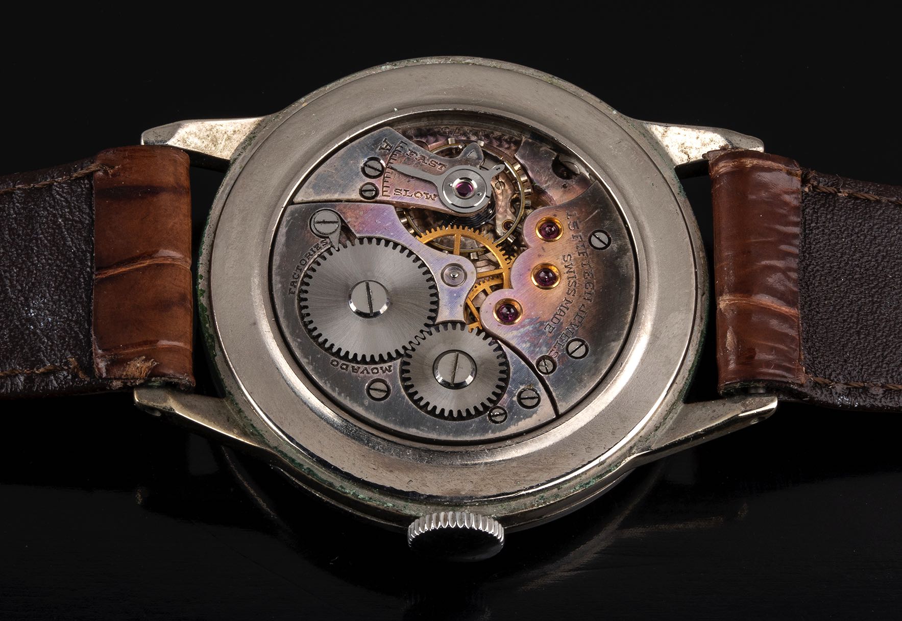 Movado cal. 75, Steel, 1940 - Image 2 of 4