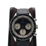 Rolex Daytona “Paul Newman” 6240 wide t swiss t Three color black dial circa 1969