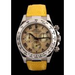 Rolex Daytona “Beach” ref 116519 white gold New Old stock, 2000.