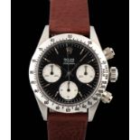 Rolex Daytona 6265 First serie in stainless steel “mille righe” pushers circa 1971.