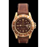 Rolex GMT-Master ref 1675 yellow gold 1975