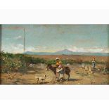 PIETRO BARUCCI Rome, 1845 - 1917-Country landscape