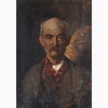 PIETRO VANNI Viterbo, 1845 - Rome, 1905-Self-portrait, 1895