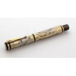 Montegrappa, limited edition fountain pen, 18k gold nib