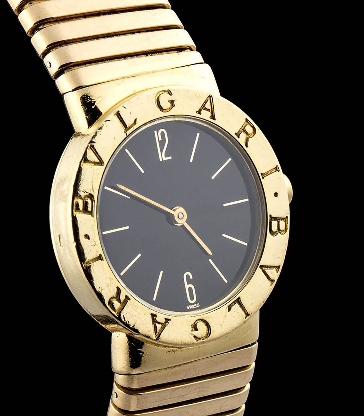 BULGARI Tubogas, gold wristwatch - Image 2 of 6