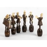 German ivory and wood musician’s group - ca. 1880