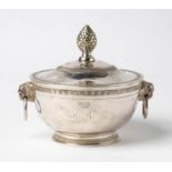 Italian 833/1000 silver sugar bowl - Naples 1832-1872, mark of G. Iaccarino