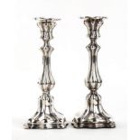 Pair of German candlesticks - 19th Century