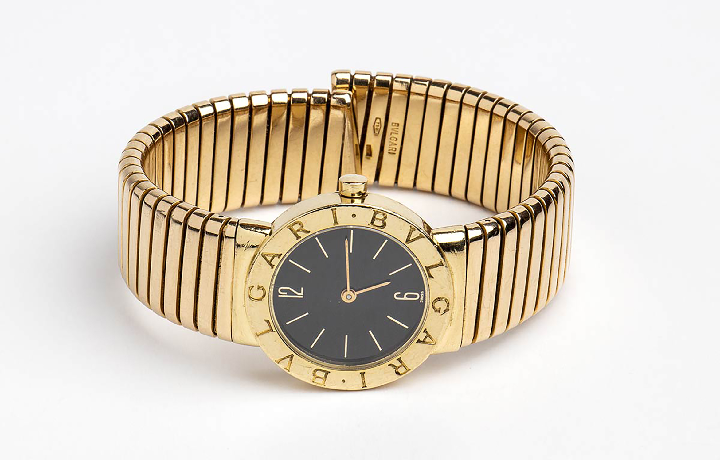 BULGARI Tubogas, gold wristwatch - Image 3 of 6