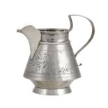 Russian 875/1000 silver milk jug - Moscow 1899-1908, mark of Prokofiev I.L.
