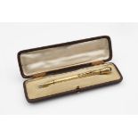 Italian 18k gold Art Deco mechanical pencil - ca. 1910