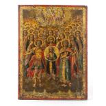 Russian icon of All Saints - 19th Century