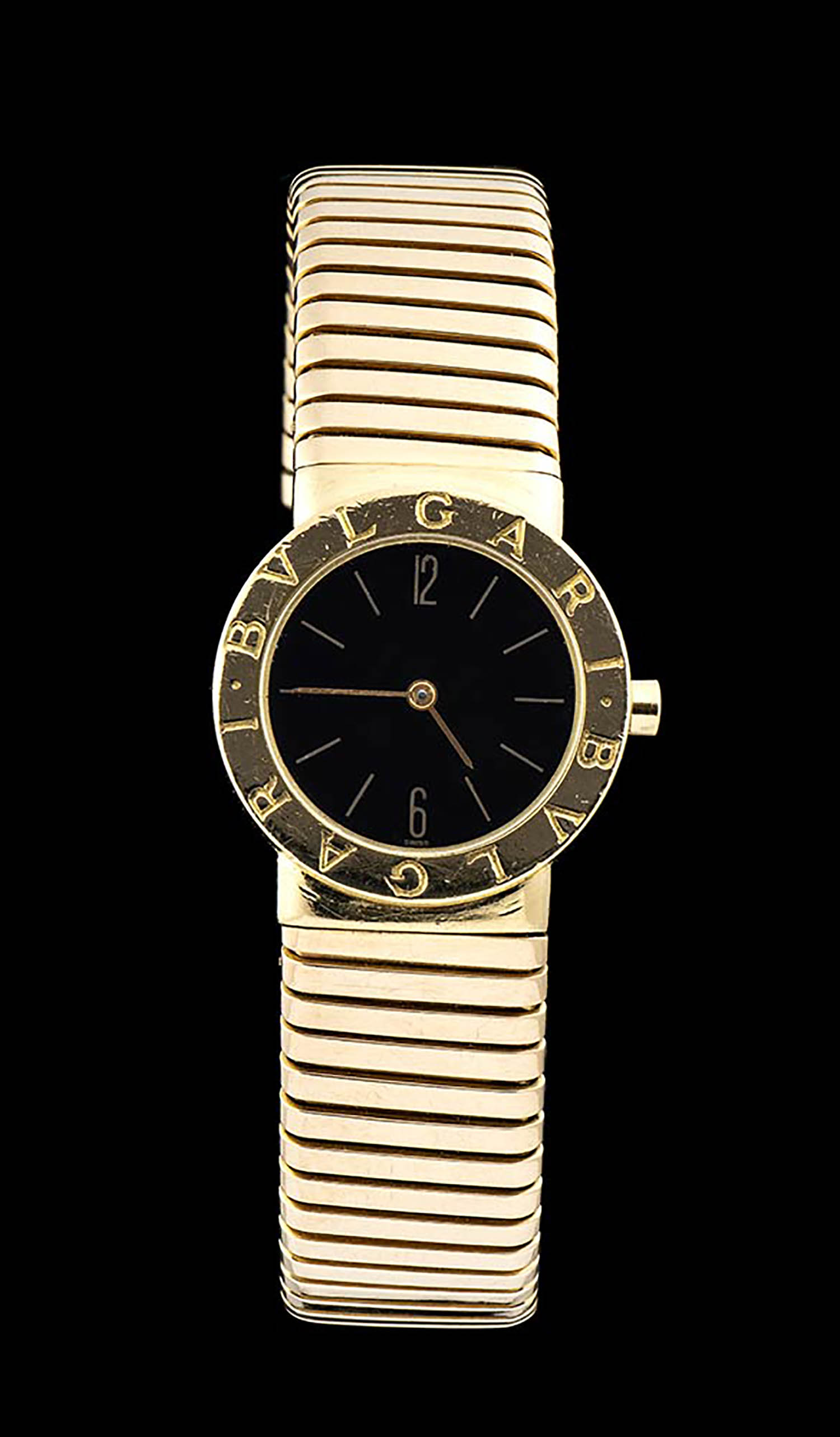 BULGARI Tubogas, gold wristwatch