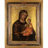 Icon of the Virgin "Madre della Consolazione" - Veneto-Cretan 16th-17th Century