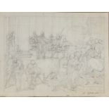 Study for the composition of a classical scene