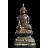 A BRONZE BUDDHABurma, 19th century