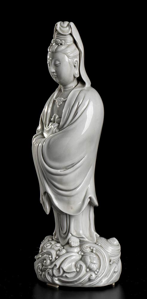 A 'BLANC DE CHINE' PORCELAIN GUANYIN China, 20th century - Image 2 of 4