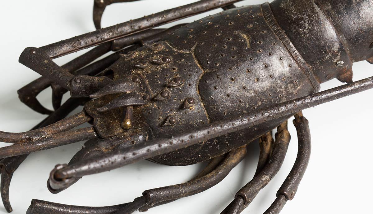 AN IRON JIZAI OKIMONO OF A LOBSTERJapan, 19th century - Image 2 of 9