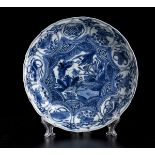A 'KRAAK' TYPE ' BLUE AND WHITE' PORCELAIN DISHChina, Ming dynasty, early 17th century