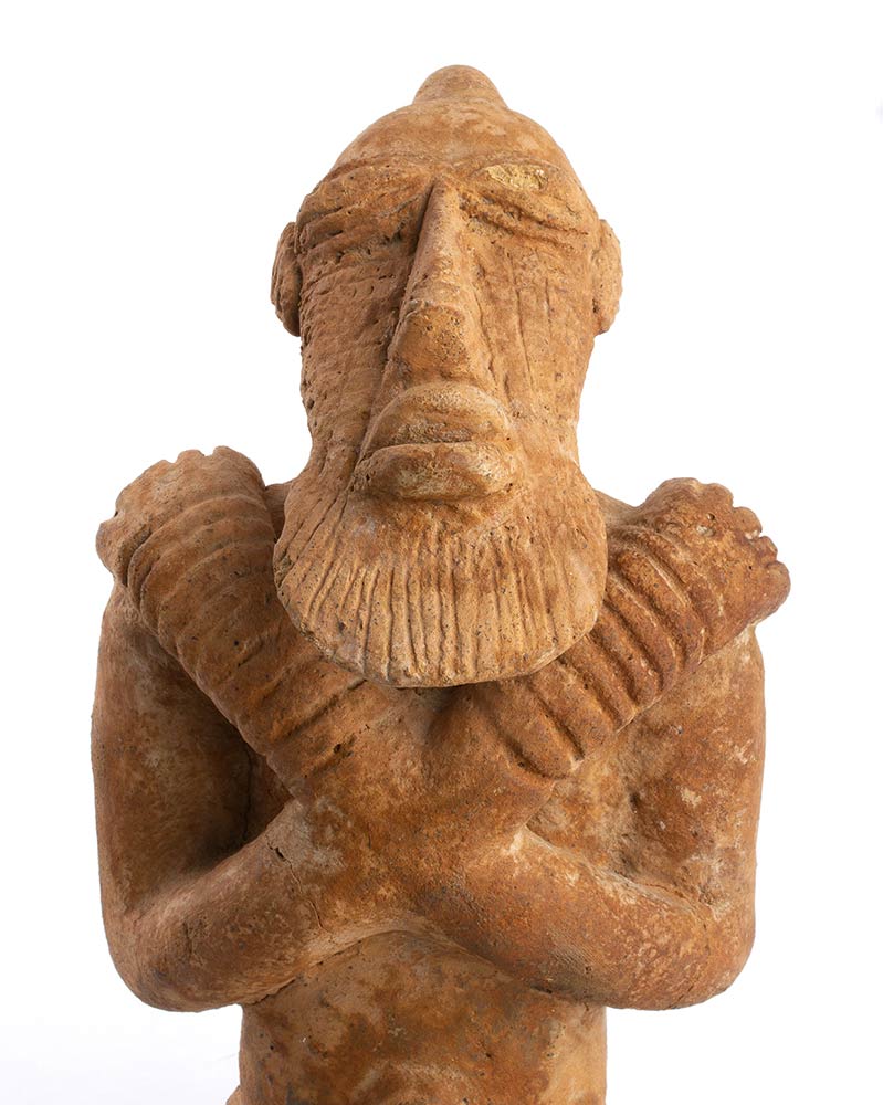 A DJENNÉ TERRACOTTA KNEELING FIGURE Mali - Image 4 of 4