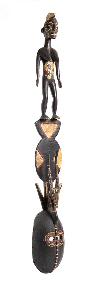 A PAINTED WOOD 'KARAN WEMBA' MASKBurkina Faso, Mossi