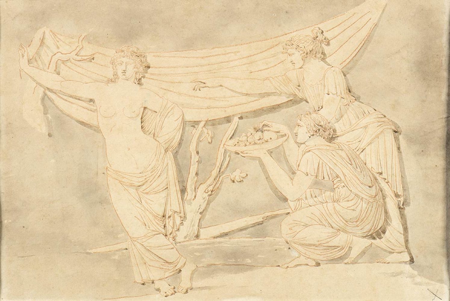 FRENCH NEOCLASSICAL ARTIST, LATE 18th / EARLY 19th CENTURY - Image 4 of 5