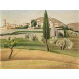 RICCARDO FRANCALANCIA (Assisi, 1886 - Roma, 1965): Borgo San Pietro, 1929