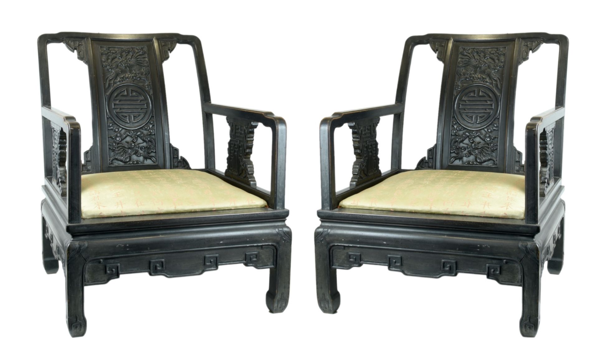 PAIRE DE FAUTEUILS, CHINE ca.1900