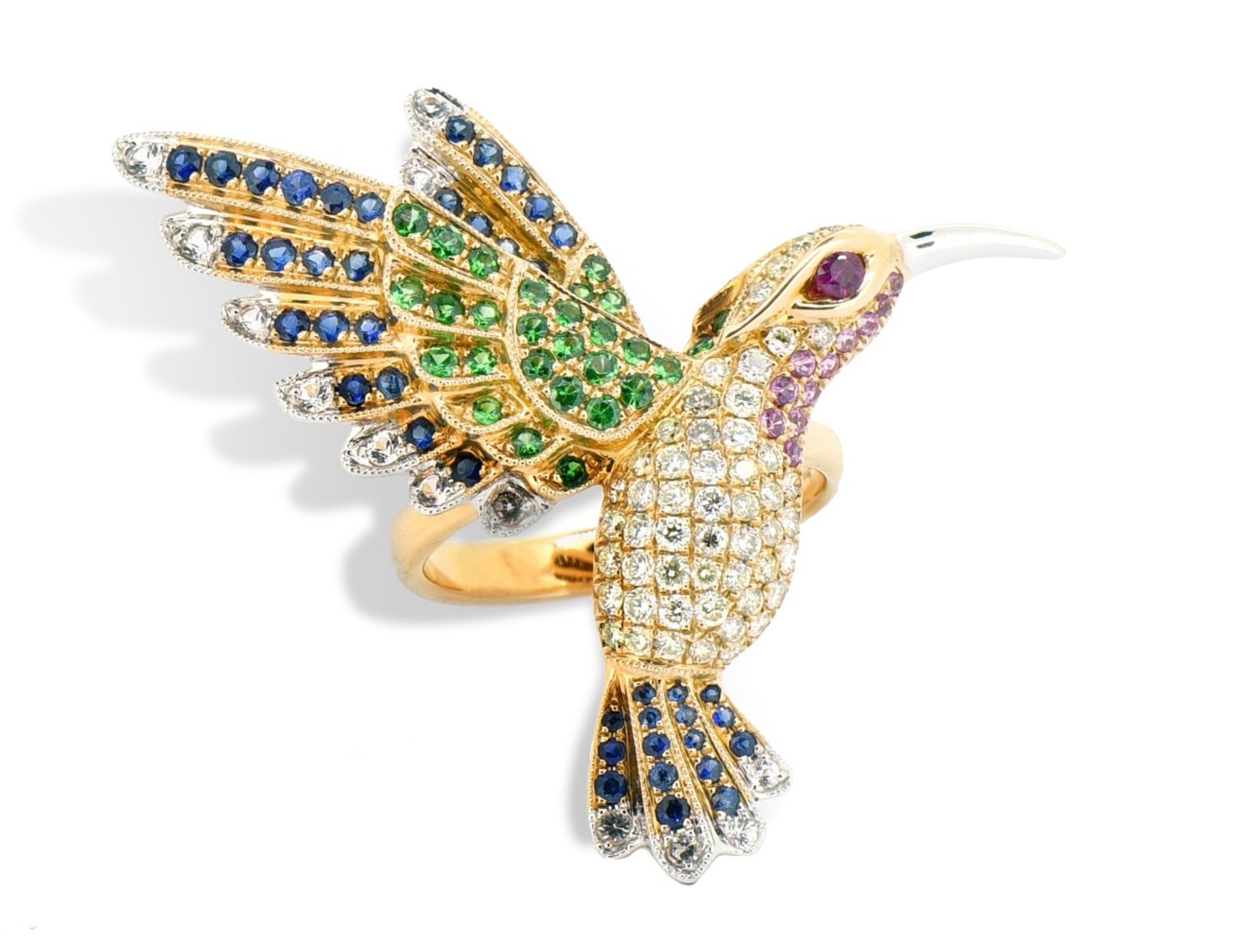 BAGUE COLIBRI