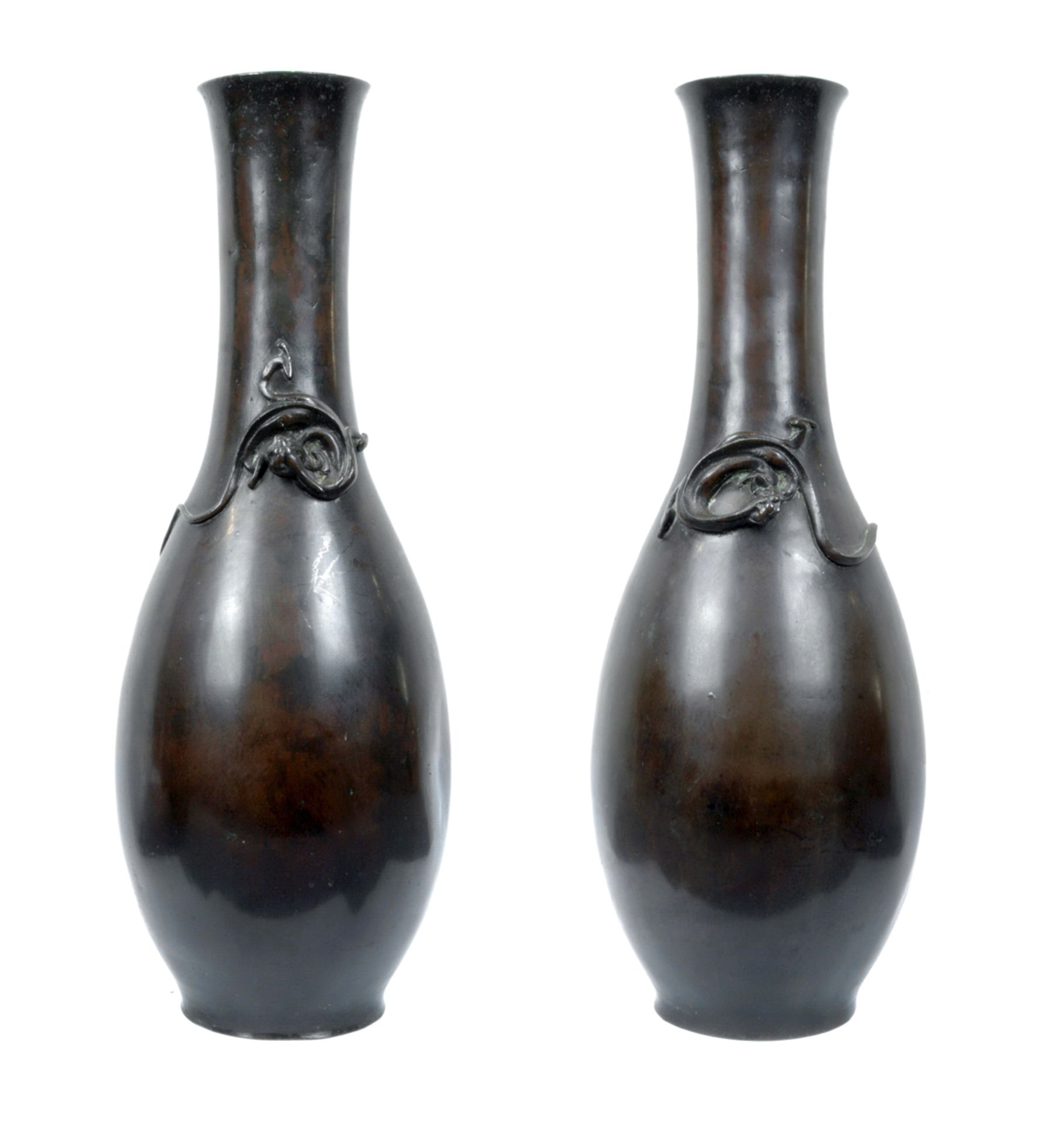 PAIRE DE GRAND VASES, CHINE EPOQUE QING