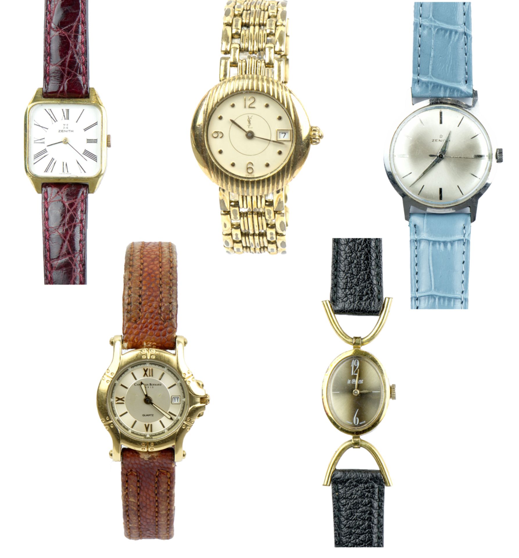 LOT DE 5 MONTRES