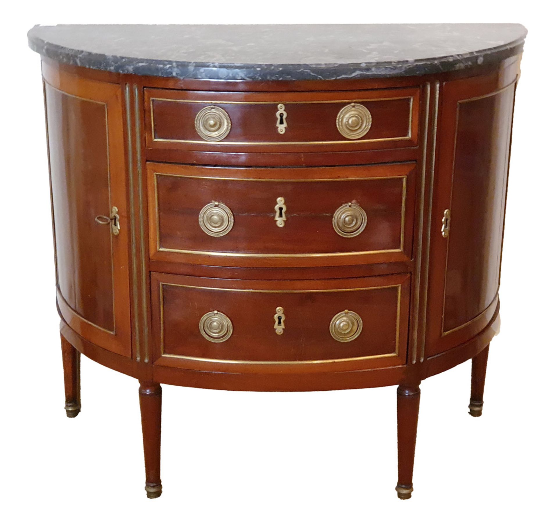 COMMODE DEMI-LUNE