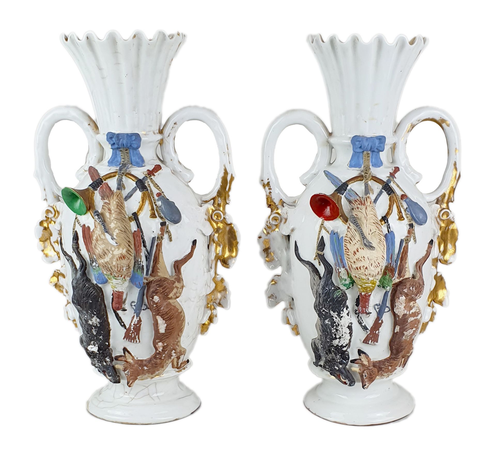 PAIRE DE VASES AMPHORE