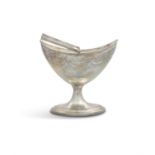 AN IRISH PROVINCIAL SILVER SUGAR BOWL, Cork c.1790, mark of John Williams, and struck STERLING, of