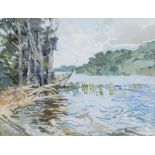 Terence P. Flanagan PRUA RHA (1929-2011) Glencar Lake Oil on canvas, 35 x 44.5cm (13½ x