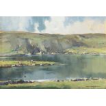 George K. Gillespie RUA (1924-1996) Sesslagh Lake, Port-na-Blagh, Donegal Oil on canvas,