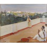 Sir John Lavery RA RSA RHA (1856-1941) Evening on the House Top, Tangier (1920) Oil on canvas,