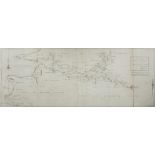 MURDOCH MACKENZIE (1712 - 1797) The River Shannon 52 x 128cm From A Maritime Survey of Ireland,
