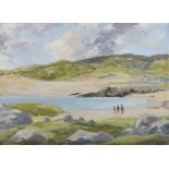 FERGUS O'RYAN RHA (1911-1989) Sketch for Dog's Bay, Roundstone, Whit 1968 Oil on canvas paper,